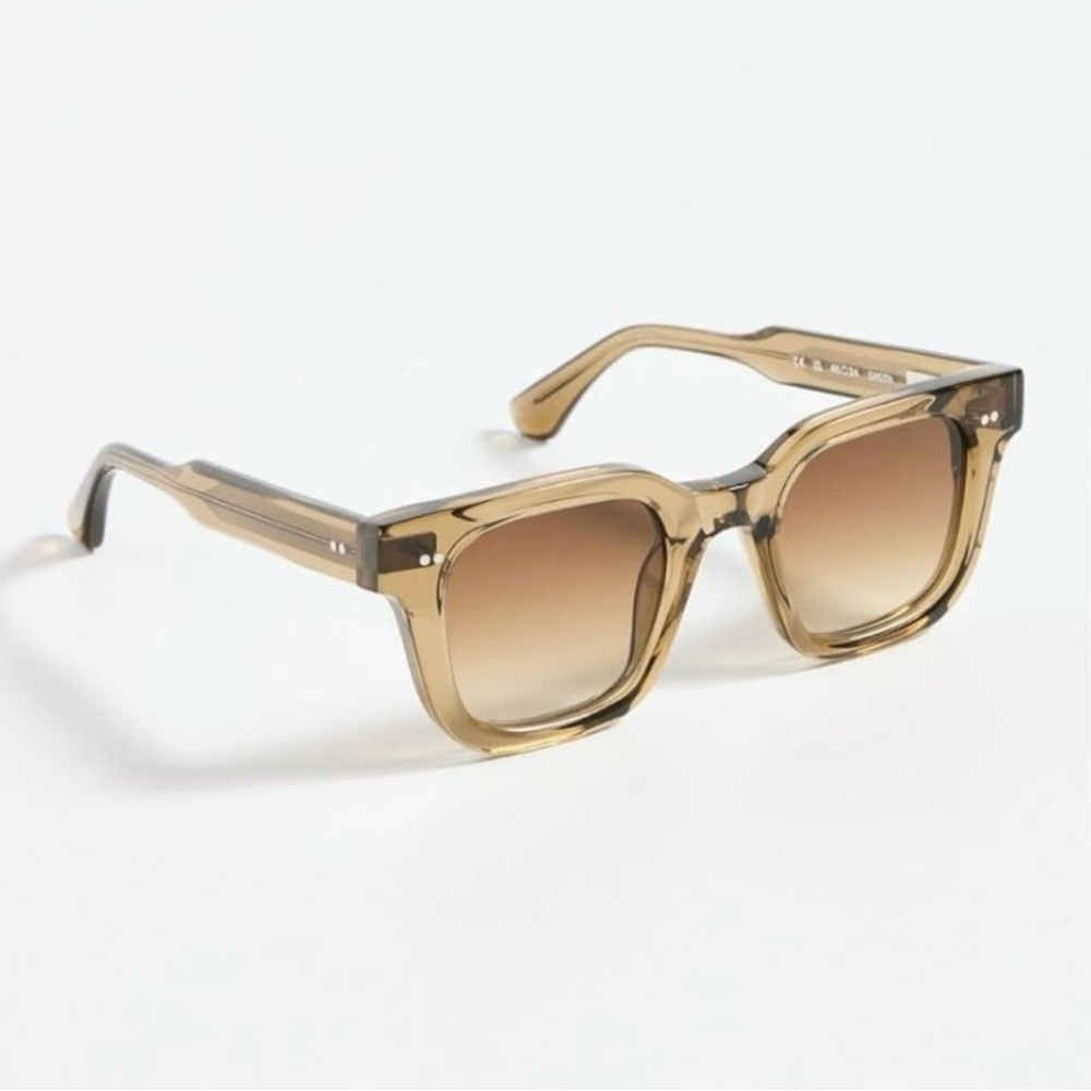 Elegant Tan Square Sunglasses